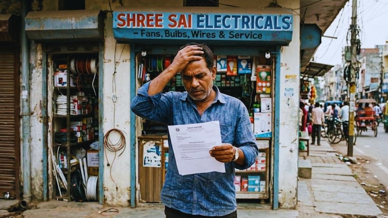 Hingoli News : दिवसाला दीड हजारांची कमाई अन् 23 कोटींची नोटीस; इलेक्ट्रिक दुकान चालवणारा तरुण हादरला