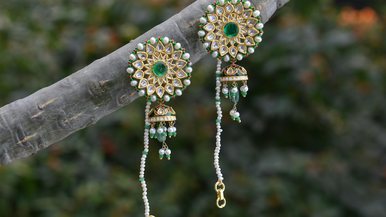 Top Jhumka Earrings with Beads and Pearls for Ethnic Look Under Rs. 500