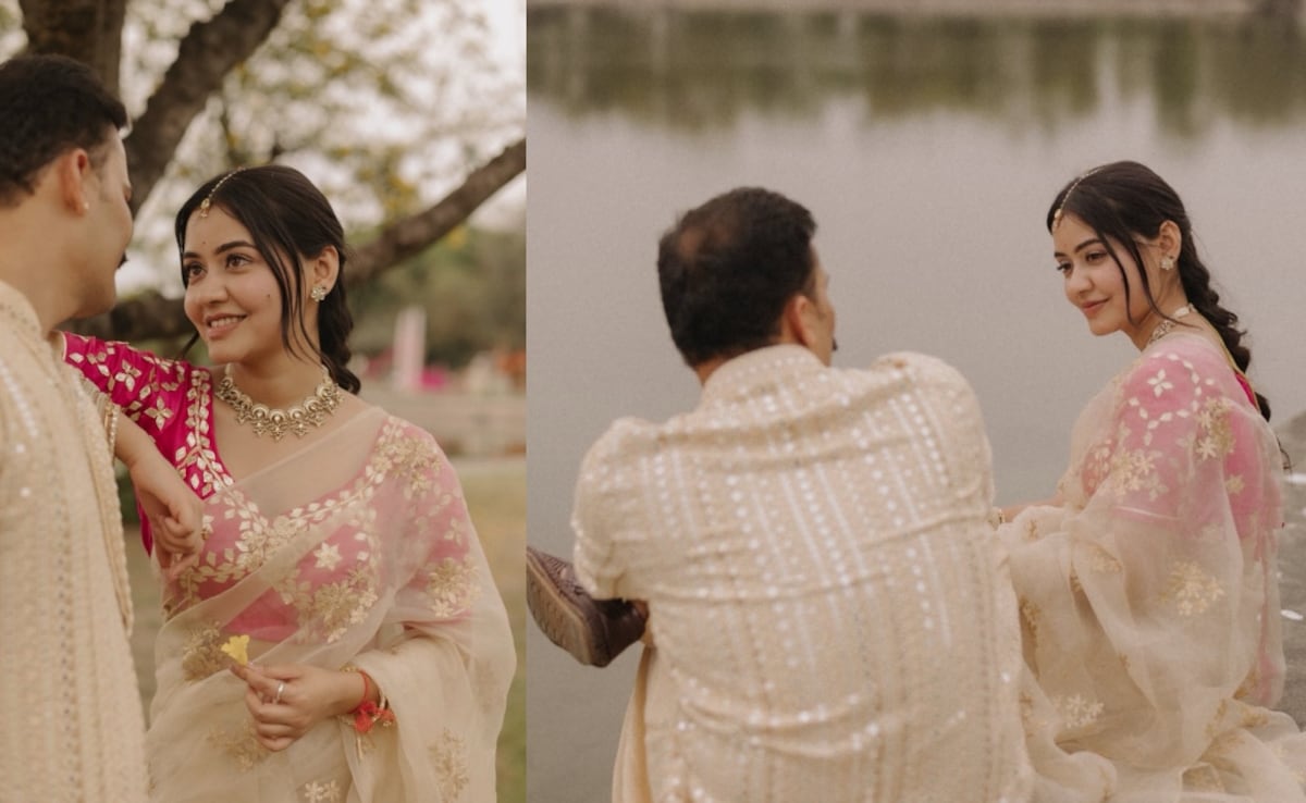 IPS अंशिका की प्री वेडिंग शूट की रोमांटिक तस्वीरें, संभल SP बिश्नोई की बाहों में दिखीं, 29 मार्च को शादी