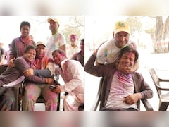 जेल से निकलने के बाद मां से किया वादा निभाने गांव पहुंचे राजपाल यादव, अपनों के बीच दोस्त-यारों संग खेली होली