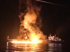 Video: Moment Iran Struck US-Owned Ship With Indian Sailors On Board