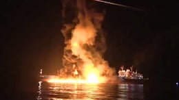 Video: Moment Iran Struck US-Owned Ship With Indian Sailors On Board