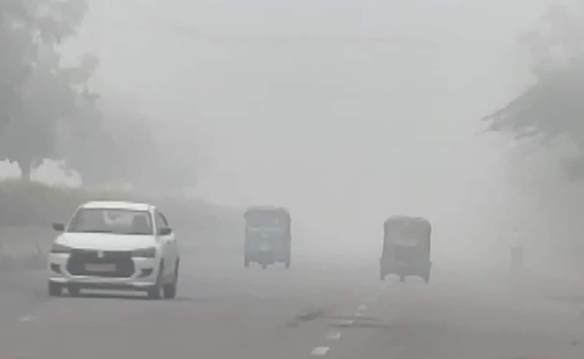 Delhi-NCR Sees Rare Fog Amid Spells Of Rain, Thunderstorms