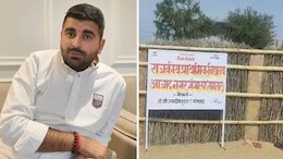 झोपड़ी में चल रहे स्कूल पर सियासत तेज, 'कागजी दिखावे' के बहाने रविंद्र भाटी ने हरीश चौधरी को घेरा