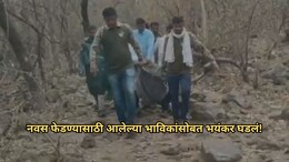 Chandrapur News: नवस फेडायला गेले अन् भयंकर घडलं! सातबहिणी डोंगरावर थरार; 3 वर्षांच्या चिमुरडीसह चौघे जखमी