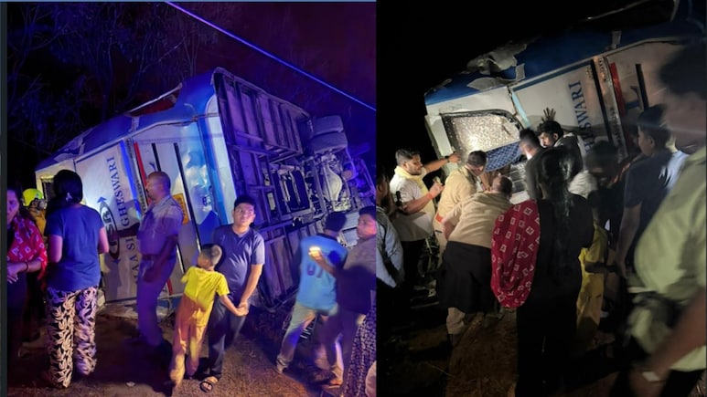 हंसती-खेलती यात्रा बनी मौत का सफर: टूरिस्ट बस पलटते ही मची चीख-पुकार, 5 पर्यटकों की मौत, 30 से अधिक लोग घायल