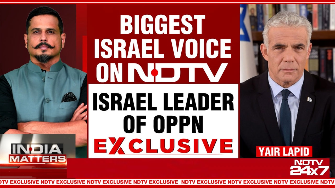"This Is a War Against A Dangerous Regime": Israel's LoP Yair Lapid Speaks To NDTV