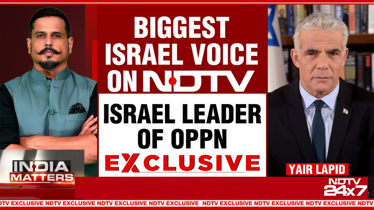 "This Is a War Against A Dangerous Regime": Israel's LoP Yair Lapid Speaks To NDTV