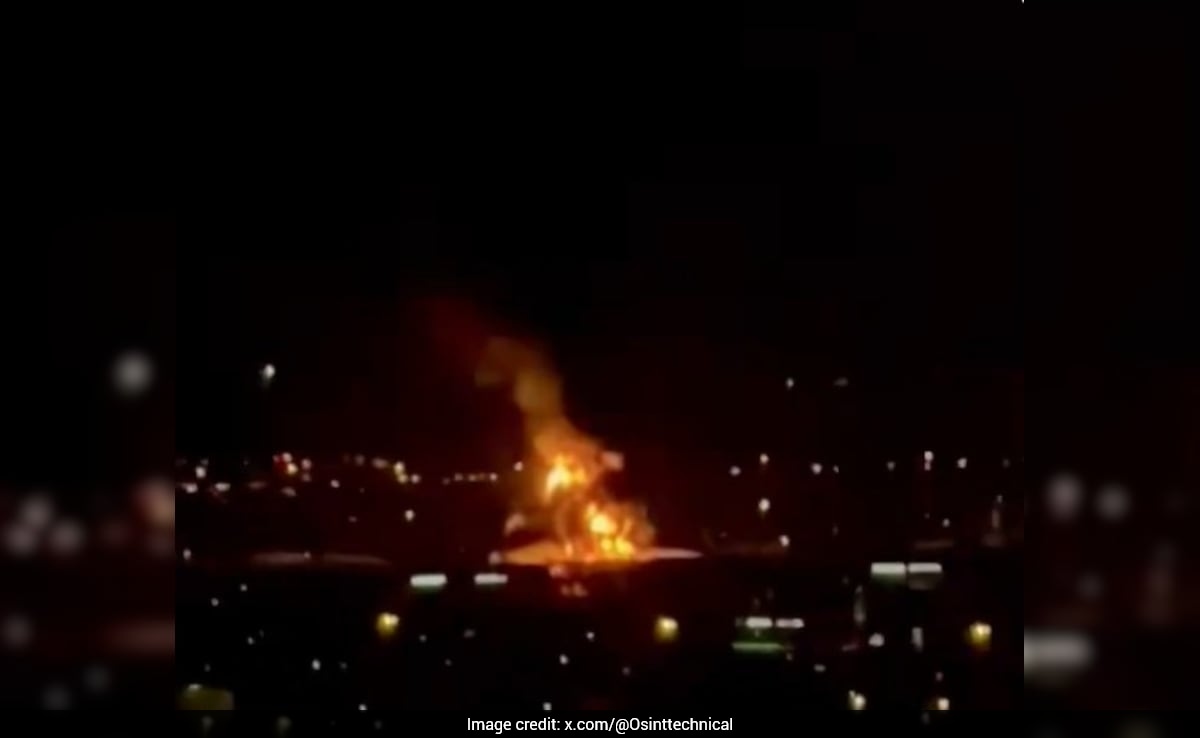 Massive Fire Near Dubai Airport After Iranian Drone Strike, Flights Suspended
