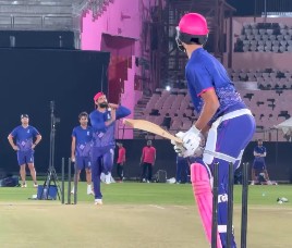 Jaiswal Slams Jadeja For Six During Practice. RR Star's Reaction Viral - Watch