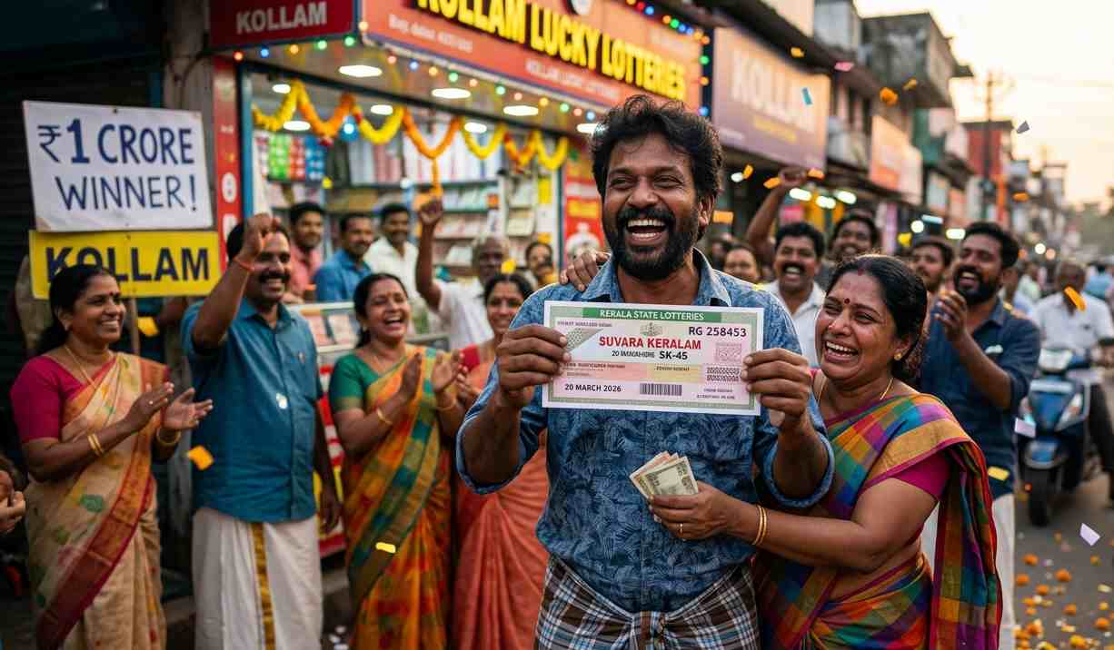 कोल्लम के विजेता के हाथ लगा ₹1 करोड़ का बंपर इनाम, लॉटरी ने बनाया मालामाल