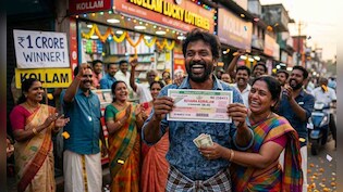 कोल्लम के विजेता के हाथ लगा ₹1 करोड़ का बंपर इनाम, लॉटरी ने बनाया मालामाल