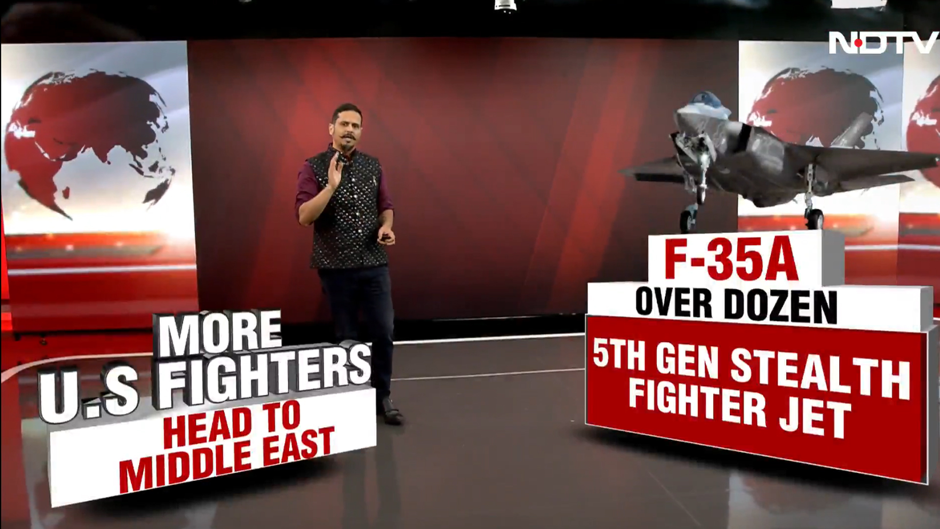 More US Fighters Head to Middle East as Airstrikes Intensify