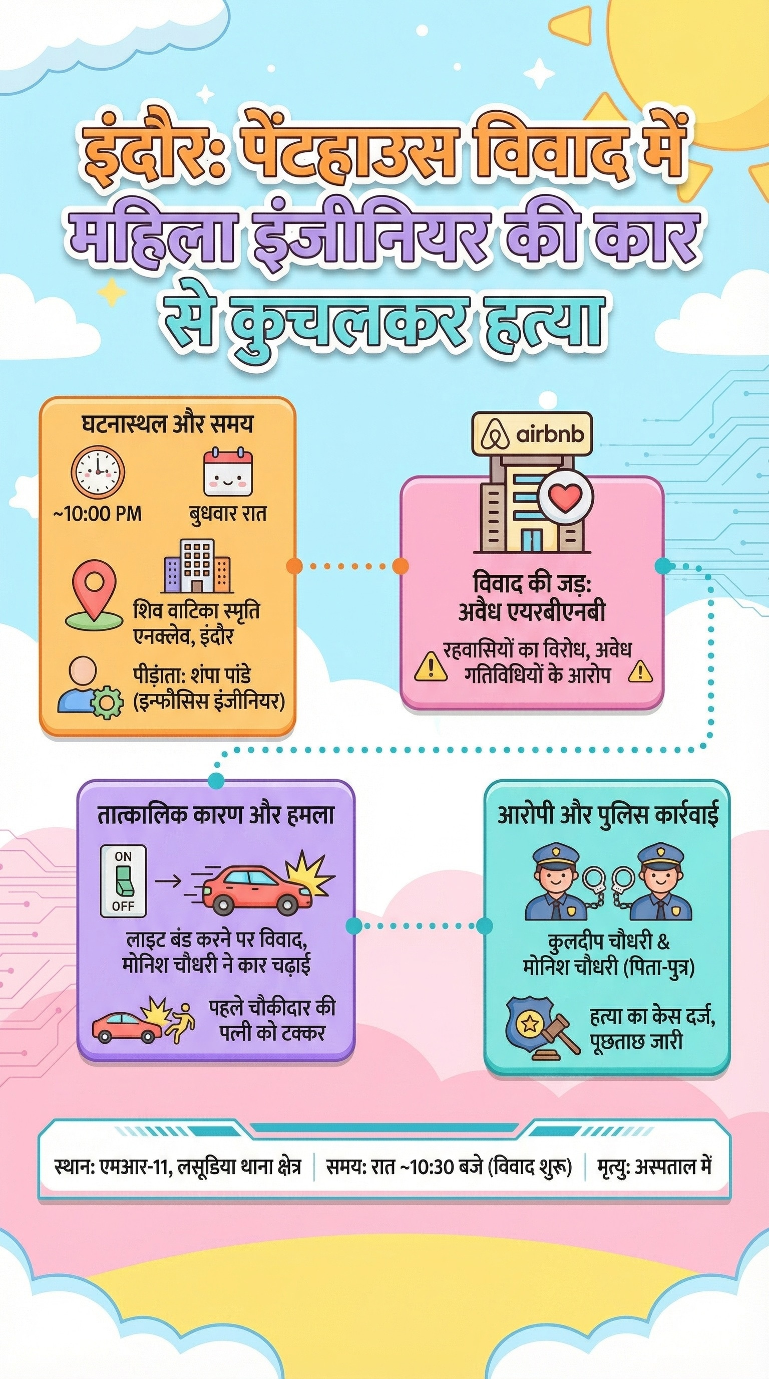 Indore Murder Case: पेंटहाउस विवाद इंदौर