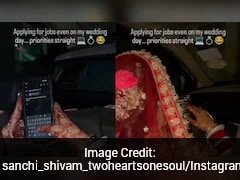 "Priorities Straight": Woman Applies For Job On Wedding Day, Video Goes Viral