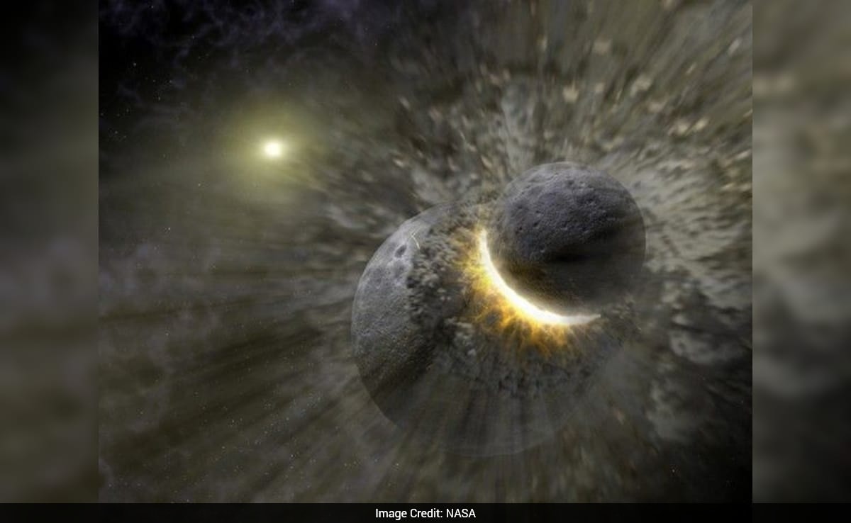 Dramatic Planet Collision In Distant Galaxy May Explain How Earth's Moon Was Formed 4.5 Billion Years Ago