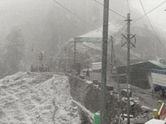 सफेद चादर से लदे हिमालय के पहाड़! चकराता में मौसम हुआ सुहाना, मुनस्यारी-धारचूला में भी जमकर बर्फबारी