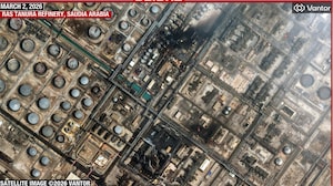 Satellite Pics Show Extent Of Damage By Iran Drones At Saudi Aramco Refinery