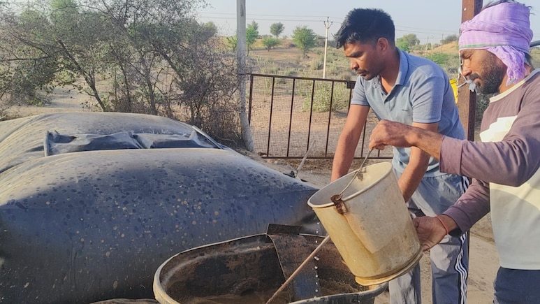 राजस्थान का किसान परिवार गोबर गैस से बना रहा खाना, LPG संकट के बीच पेश की मिसाल
