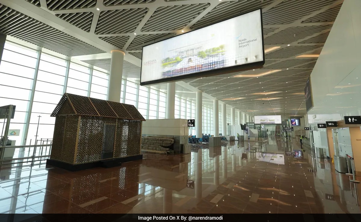 Pics: Inside Noida International Airport Ahead Of Inauguration By PM Modi
