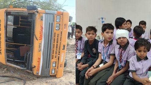 Rajasthan Road Accident: दो स्कूल बसों के बीच जोरदार भिड़ंत, 3 दर्जन से ज्यादा बच्चे घायल; मची चीख-पुकार