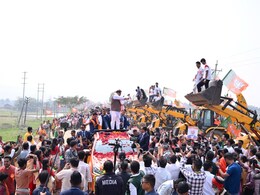 On Day 2 Of Yatra, Himanta Biswa Sarma Gets 'Bulldozer Salute'