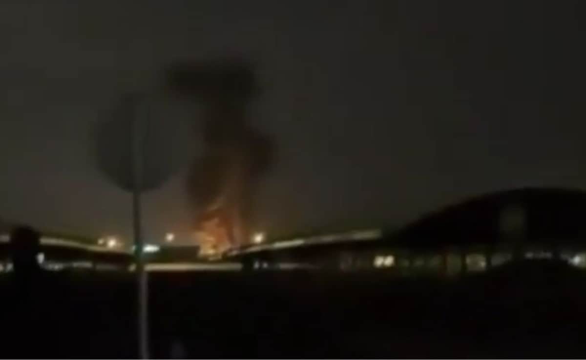 Video: Smoke, Fire As Iranian Drone Strikes Fuel Tank At Kuwait Airport