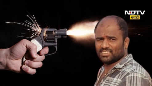 Ahilyanagar: थरारक! भरवस्तीत दुचाकीस्वाराचा अंदाधुंद गोळीबार; कुख्यात गुंड सागर मोहळकर रक्ताच्या थारोळ्यात