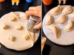 3 घंटे का काम 15 मिनट में! वायरल हुआ गुजिया बनाने का आसान तरीका, होली पर छा गया देसी जुगाड़