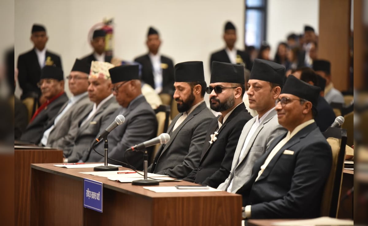 Balen Shah tak oath as MP Balen Shah tak oath as MP