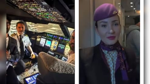 फ्लाइट में पैसेंजर ने ऐसे पूरी की अपनी सालों पुरानी हसरत, देखते ही देखते सोशल मीडिया पर वायरल हो गया वीडियो