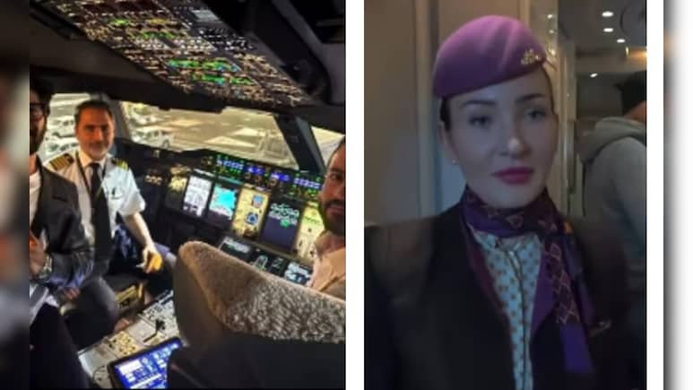 फ्लाइट में पैसेंजर ने ऐसे पूरी की अपनी सालों पुरानी हसरत, देखते ही देखते सोशल मीडिया पर वायरल हो गया वीडियो