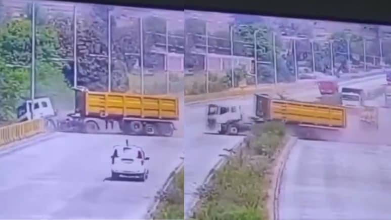 Speeding Truck Loses Control On Varanasi-Rewa Highway, Causing Mayhem: Video