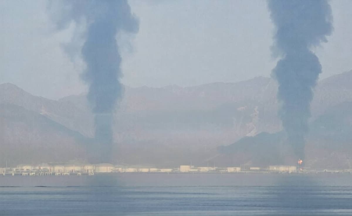 Major UAE Oil Terminal In Flames Hours After US Strikes Iran's Kharg Island
