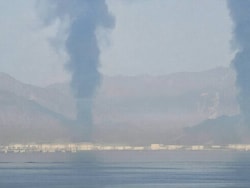 Major UAE Oil Terminal In Flames Hours After US Strikes Iran's Kharg Island