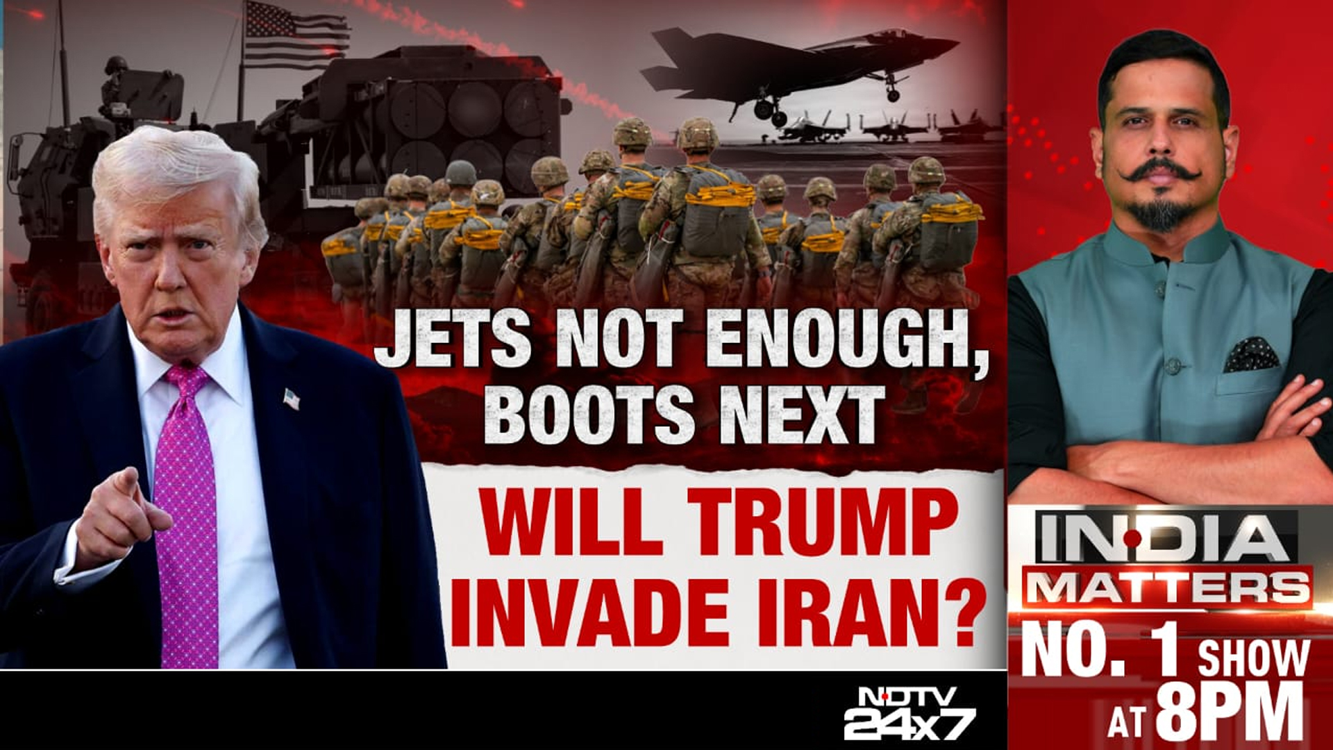 Jets Not Enough, Boots Next: Will Trump Invade Iran?