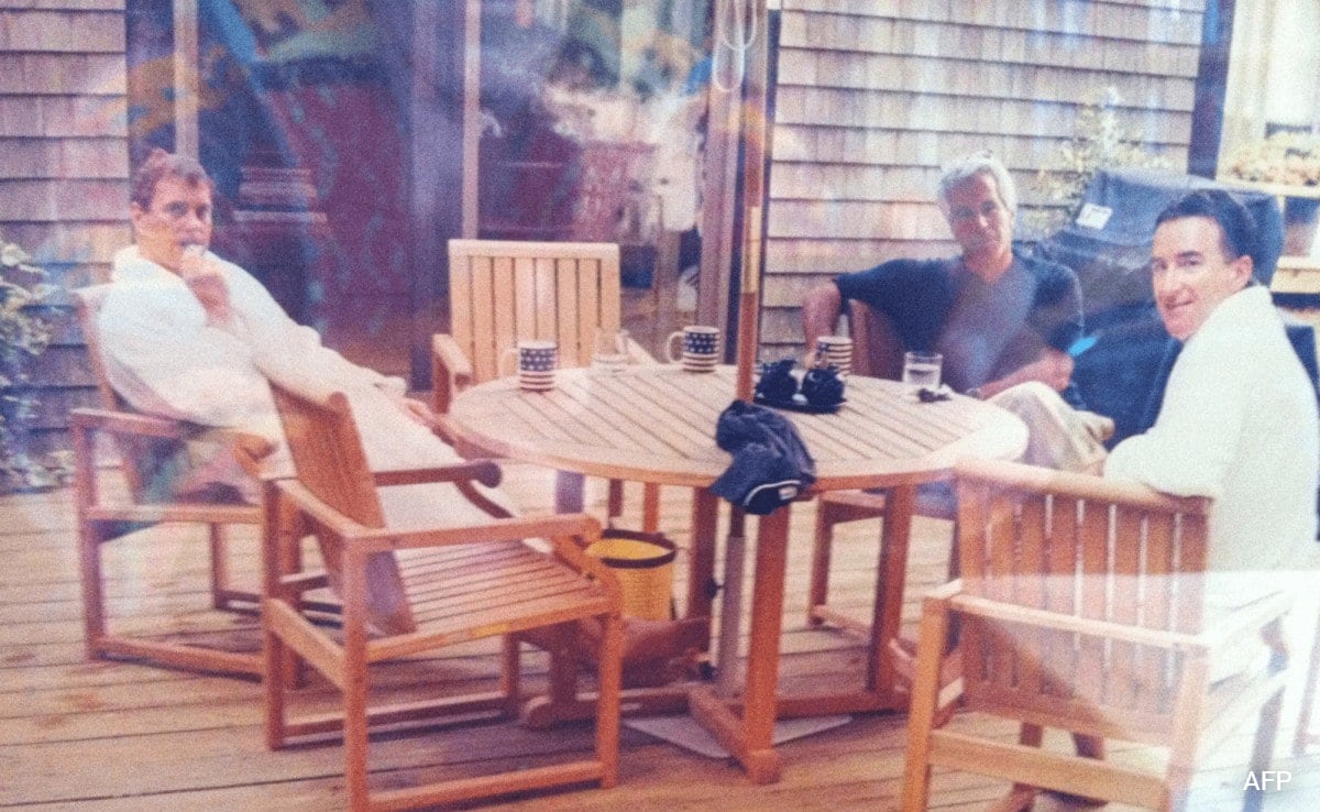 Former Prince Andrew, Ex-UK Envoy Pictured In Bathrobes With Epstein