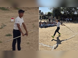 Watch: 15-Year-Old From Rajasthan Village Goes Viral For Impressive Javelin Technique
