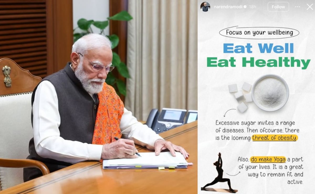PM Modi Takes To Instagram To Warn About Excess Sugar Consumption, Health Issues It Can Cause