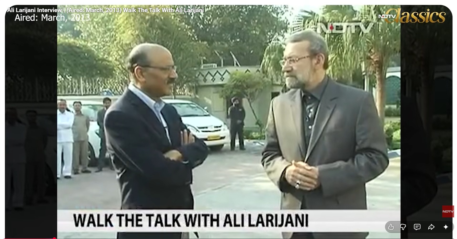 What Ali Larijani Said On NDTV Walk The Talk In 2013 On Iran's Nuclear Ambitions