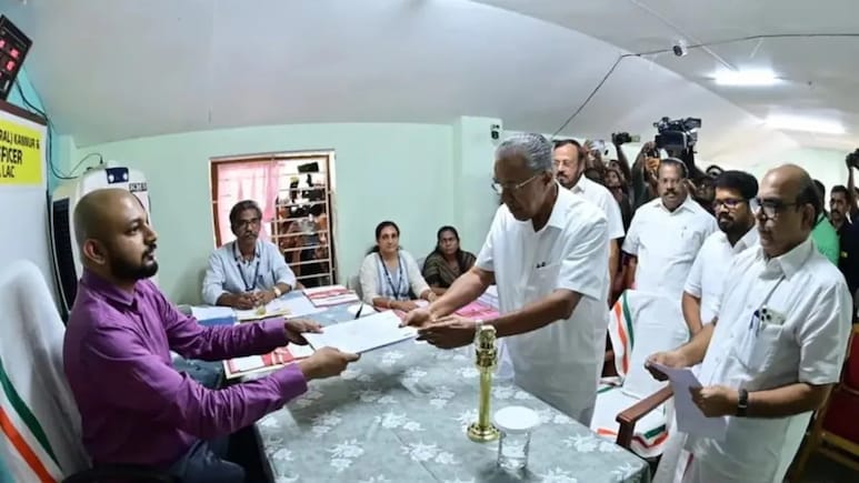 Pinarayi Vijayan Files Nomination From Dharmadom Seat For Kerala Polls