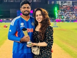 "My Dear Pondattiiiiii": Sanju Samson's Heartfelt Post For Wife Charulatha After T20 World Cup Heroics