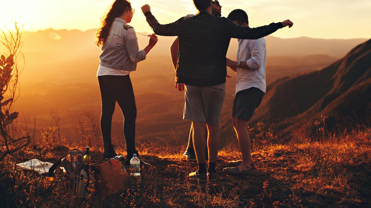 Which destination will you choose to travel with your friends?