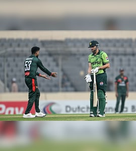 Strong Action Against Pakistans Salman Ali Agha After Controversial Run Out By Bangladeshs Mehidy Hasan Miraz