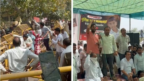 हनुमानगढ़ में 13 वर्षीय छात्र की हत्या पर उबाल, बैरिकेड्स उखाड़े पुलिस से धक्का-मुक्की; 10 दिन का अल्टीमेटम