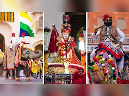 जयपुर में निकली गणगौर माता की ऐतिहासिक सवारी, देखें मनमोहक तस्वीरें