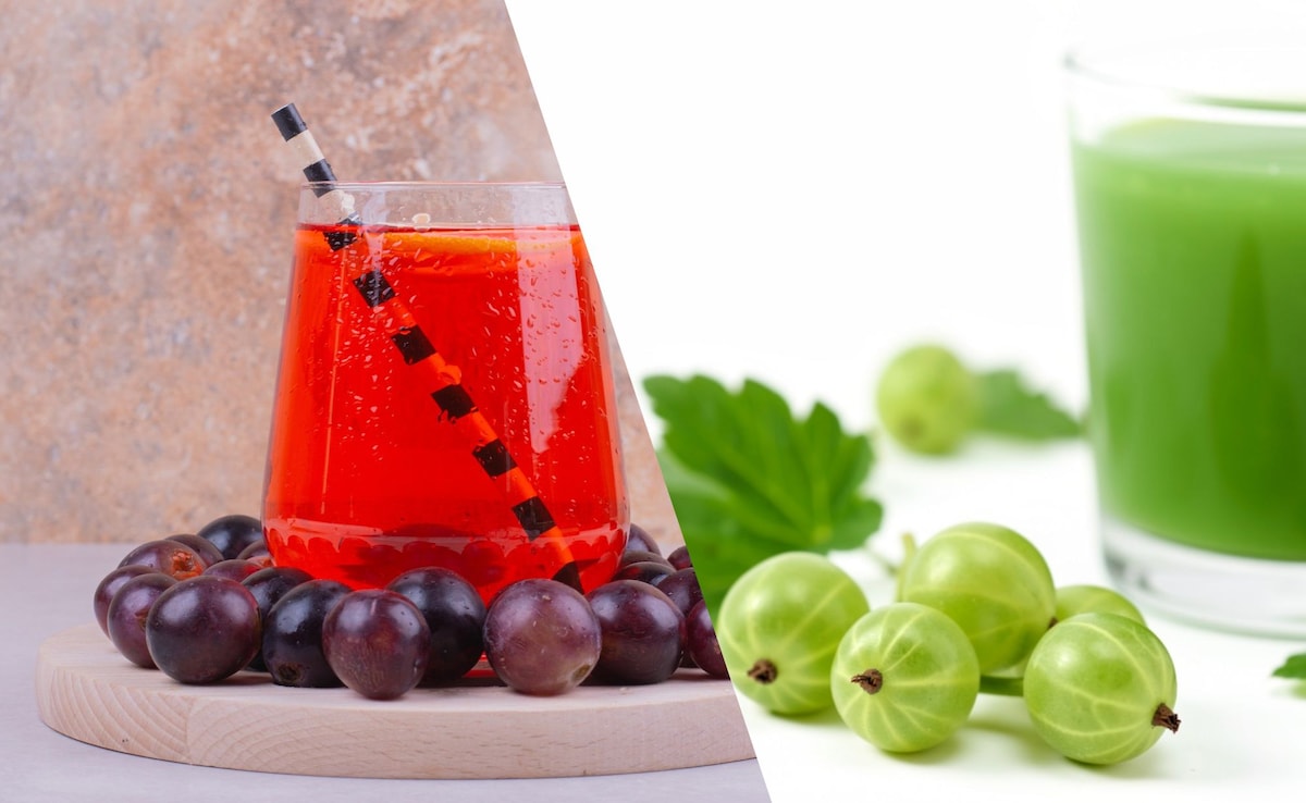 Kokum juice and amla juice