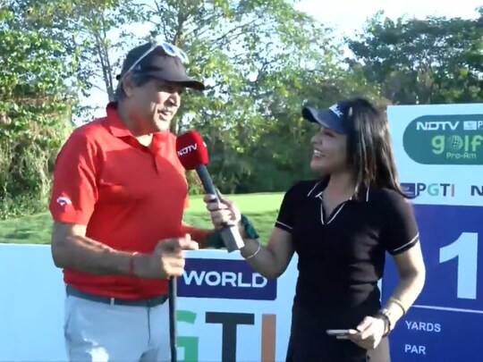 "Just Express Yourself": Kapil Dev Encourages Newcomers At NDTV DP World PGTI Golf Pro-Am Ahmedabad Leg
