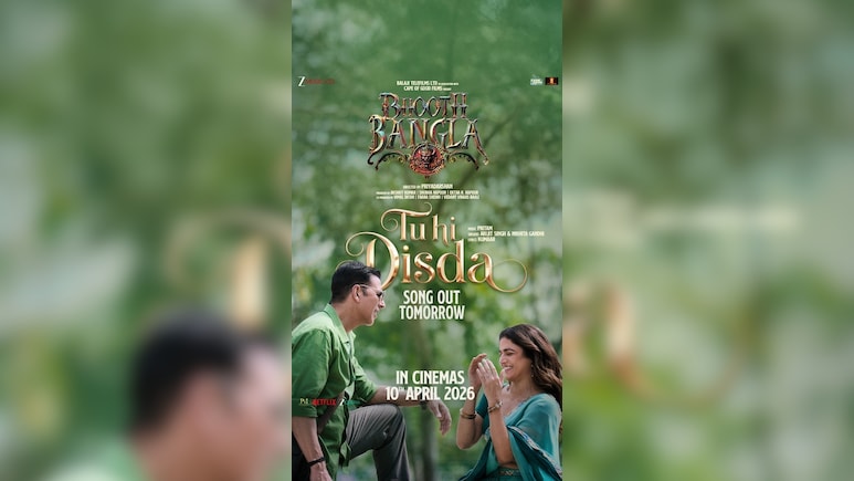 &lsquo;भूत बंगला&rsquo; का &lsquo;तू ही दिस्दा&rsquo; टीजर रिलीज, अक्षय कुमार-वामिका गब्बी ने जीता दिल