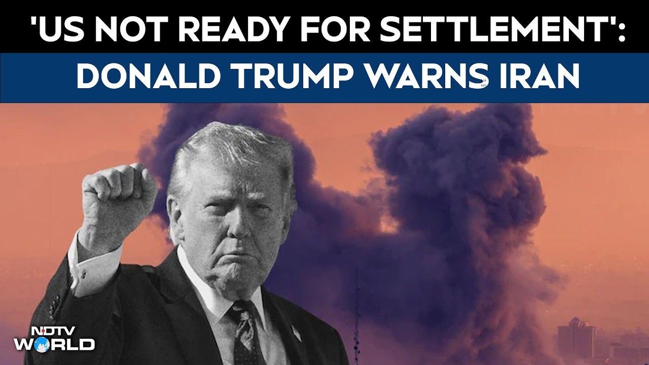 Donald Trump: "We Are Not Looking To Settle" Amid Iran Conflict | Iran Israel war